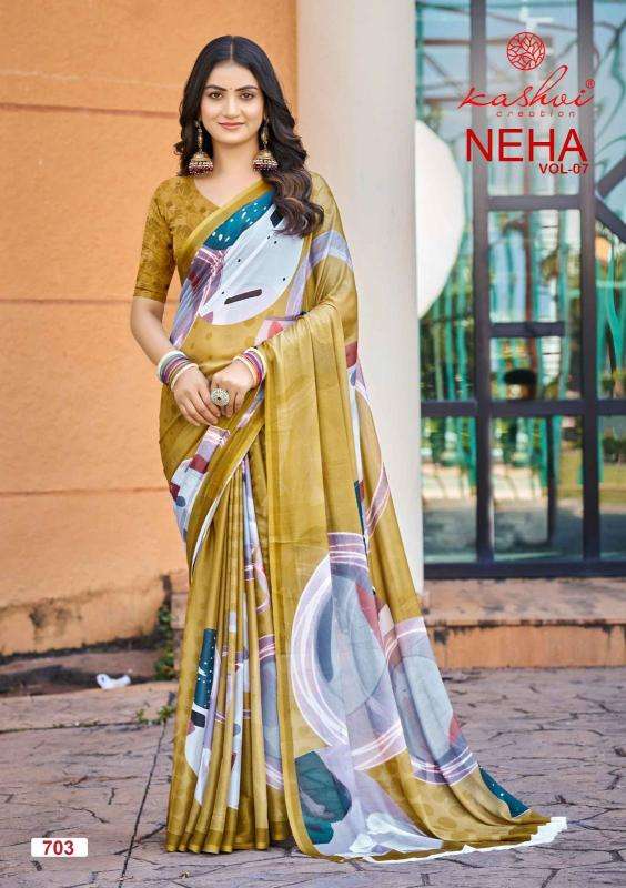 Kashvi neha vol 7 Wholesale Saree Supplier in Mumbai