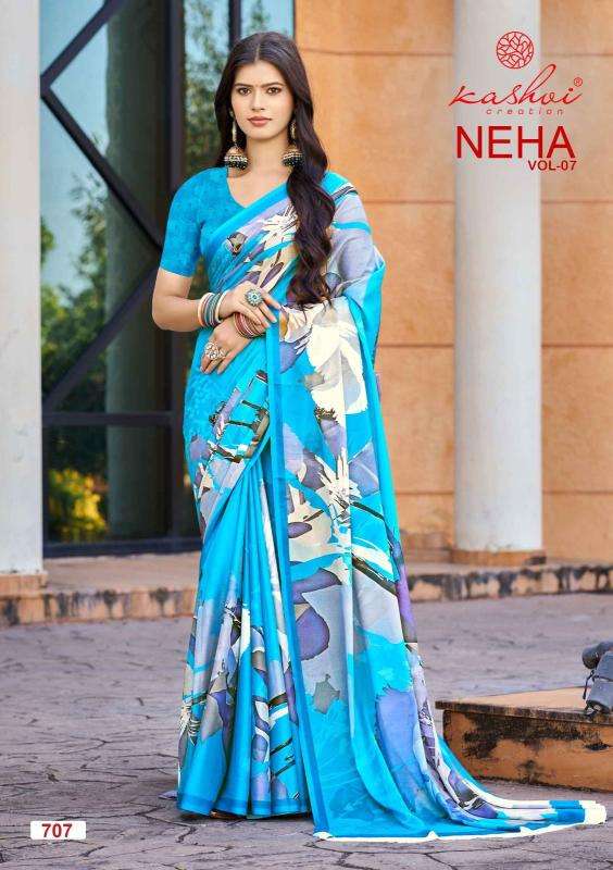 Kashvi neha vol 7 Wholesale Saree Supplier in Mumbai