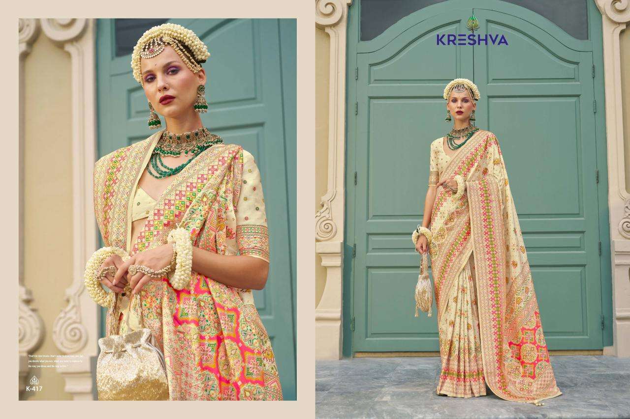 Kreshva kashmir vol 2 Saree wholesale market in delhi
