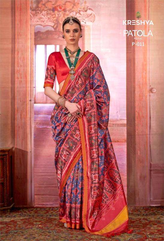 Kreshva patola royal Saree Manufacturers in Kolkata