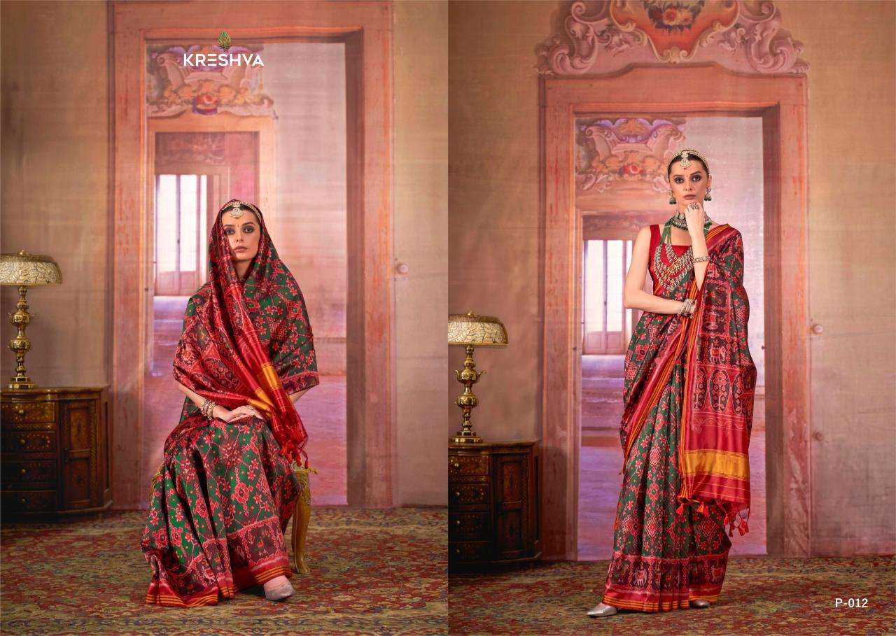 Kreshva patola royal Saree Manufacturers in Kolkata