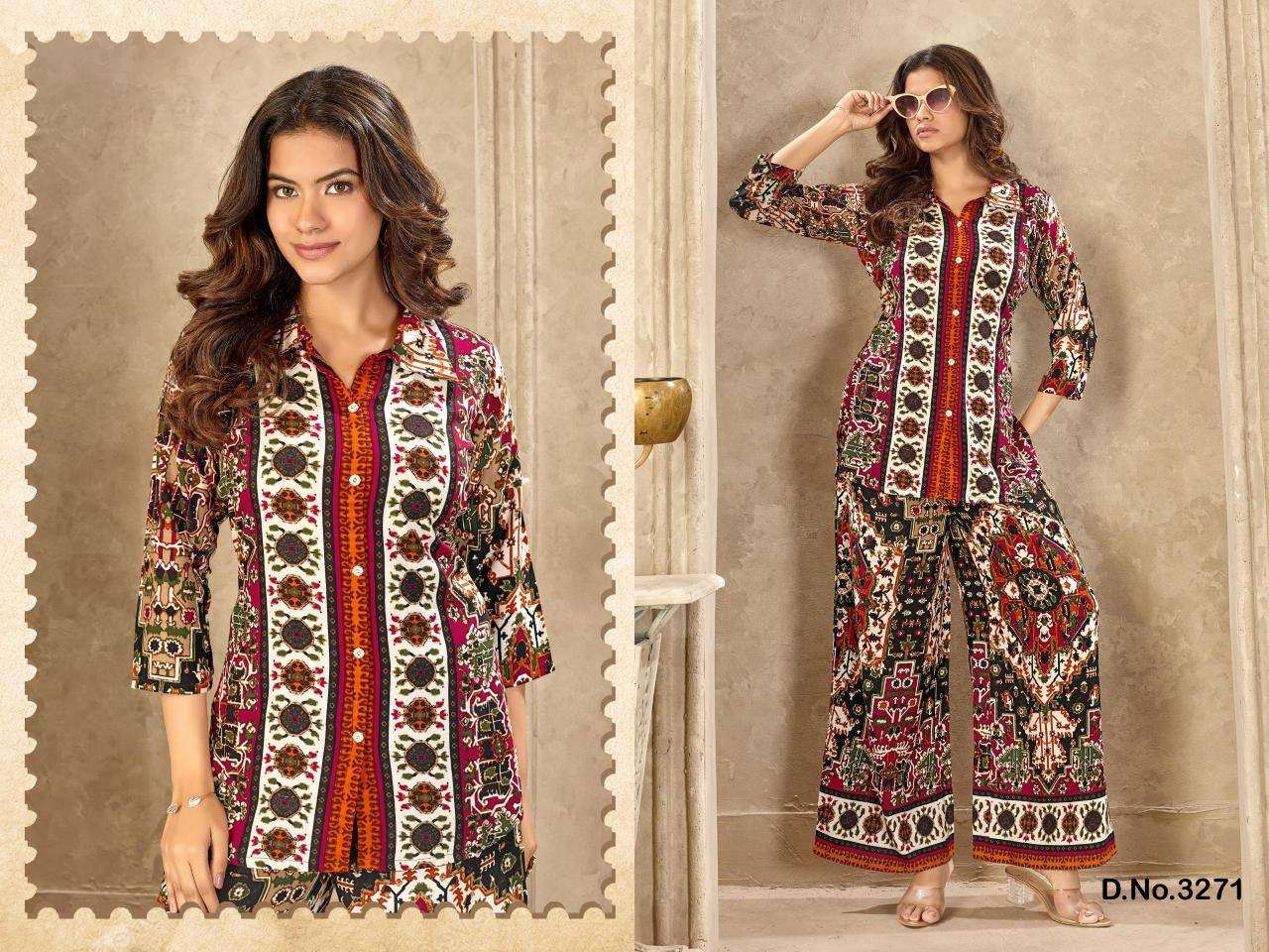 Ladies Flavour coord set Designer Kurtis wholesale in Kolkata