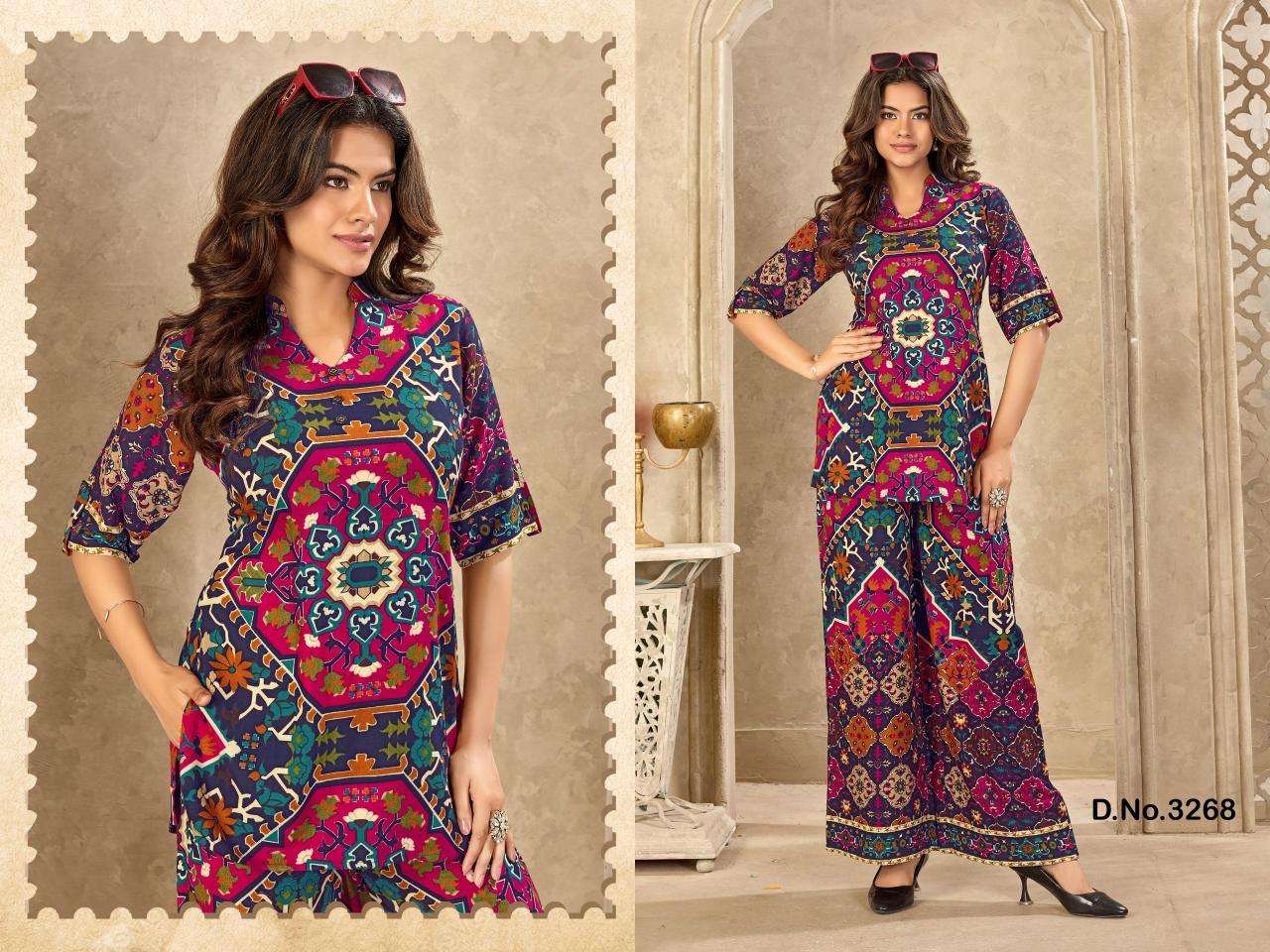 Ladies Flavour coord set Kurti manufacturers in Kolkata