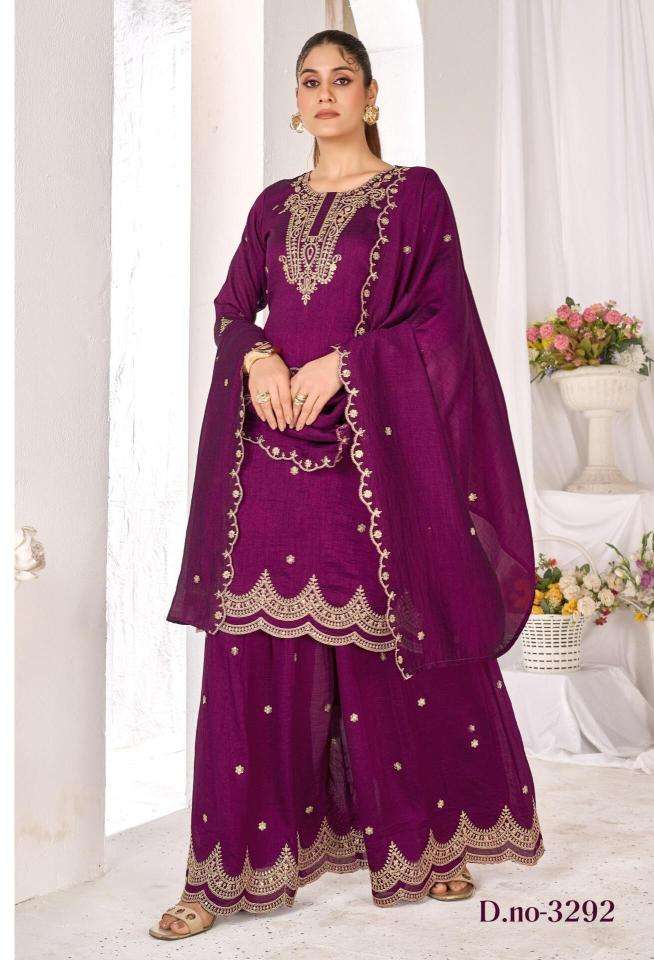 Ladies flavour d.no 3292 pakistani suits wholesale market