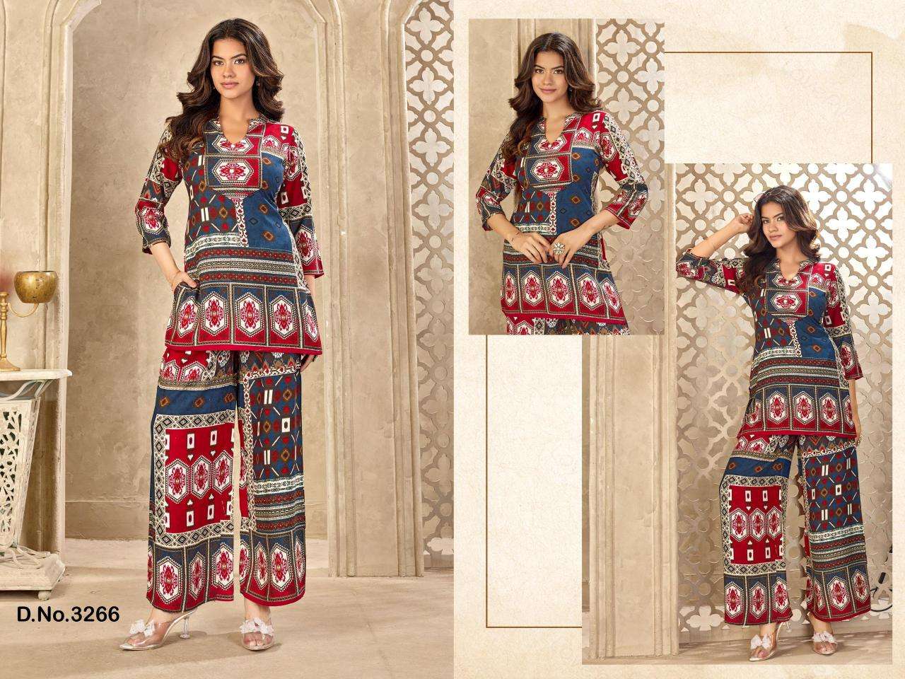 Ladies Flavour designer coord set Kurti suppliers in West Bengal