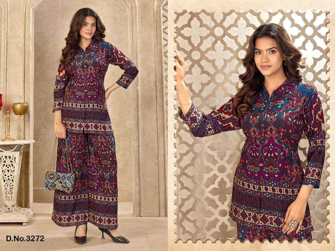 Ladies Flavour stylish coord set  Bulk Kurti suppliers in Kolkata