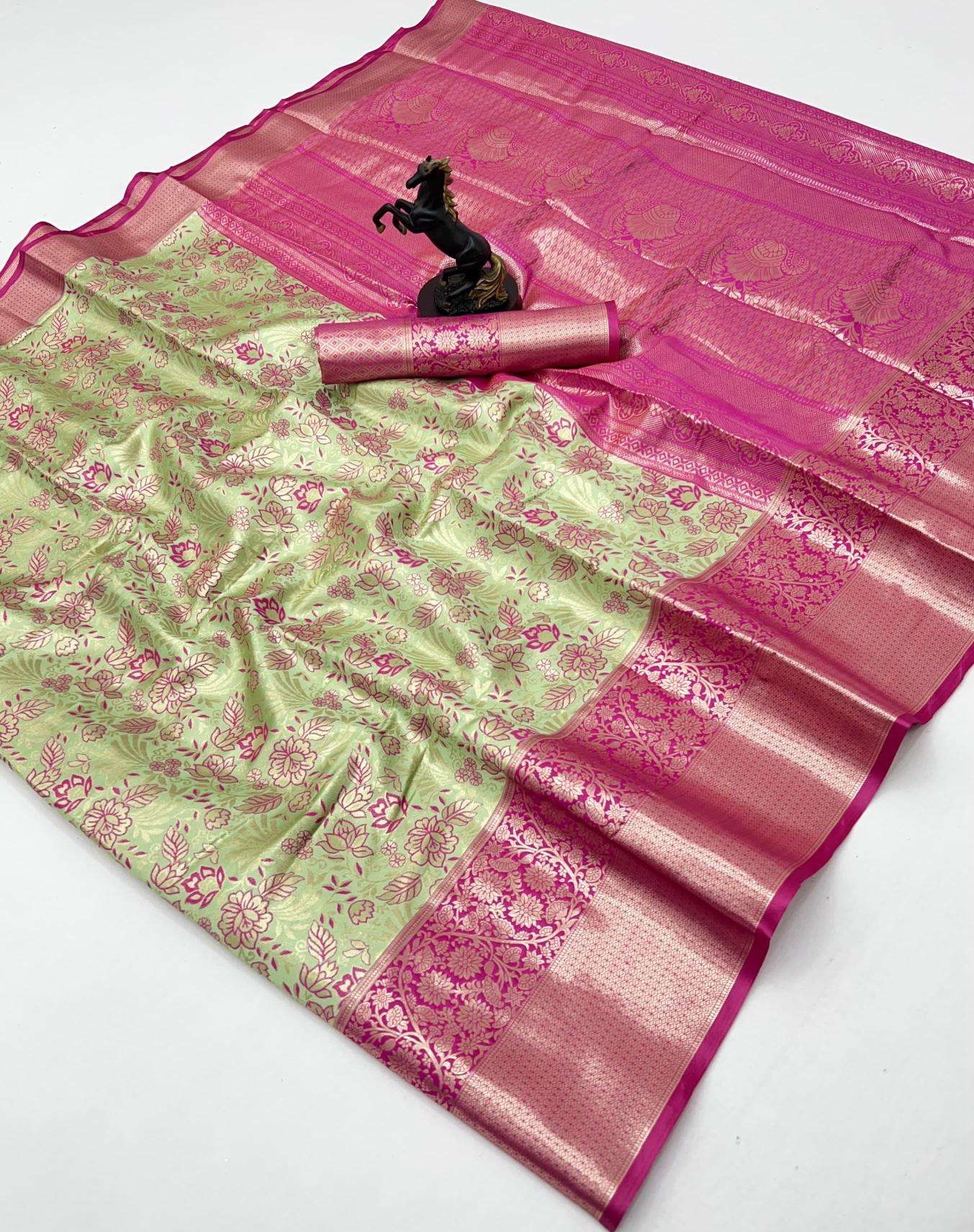 Malhar kanjivaram silk Wholesale saree market in mumbai