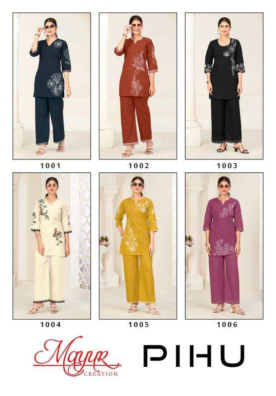 Mayur pihu vol-1 coord set Indian kurti wholesalers