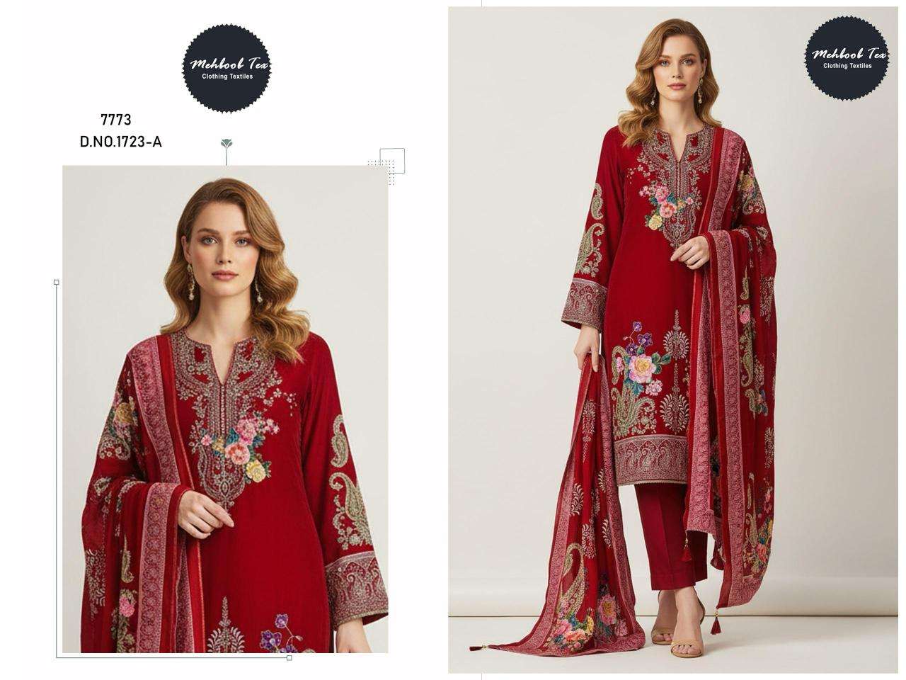 Mehbbob tex 1723 ABCD Low cost salwar kameez in Kolkata