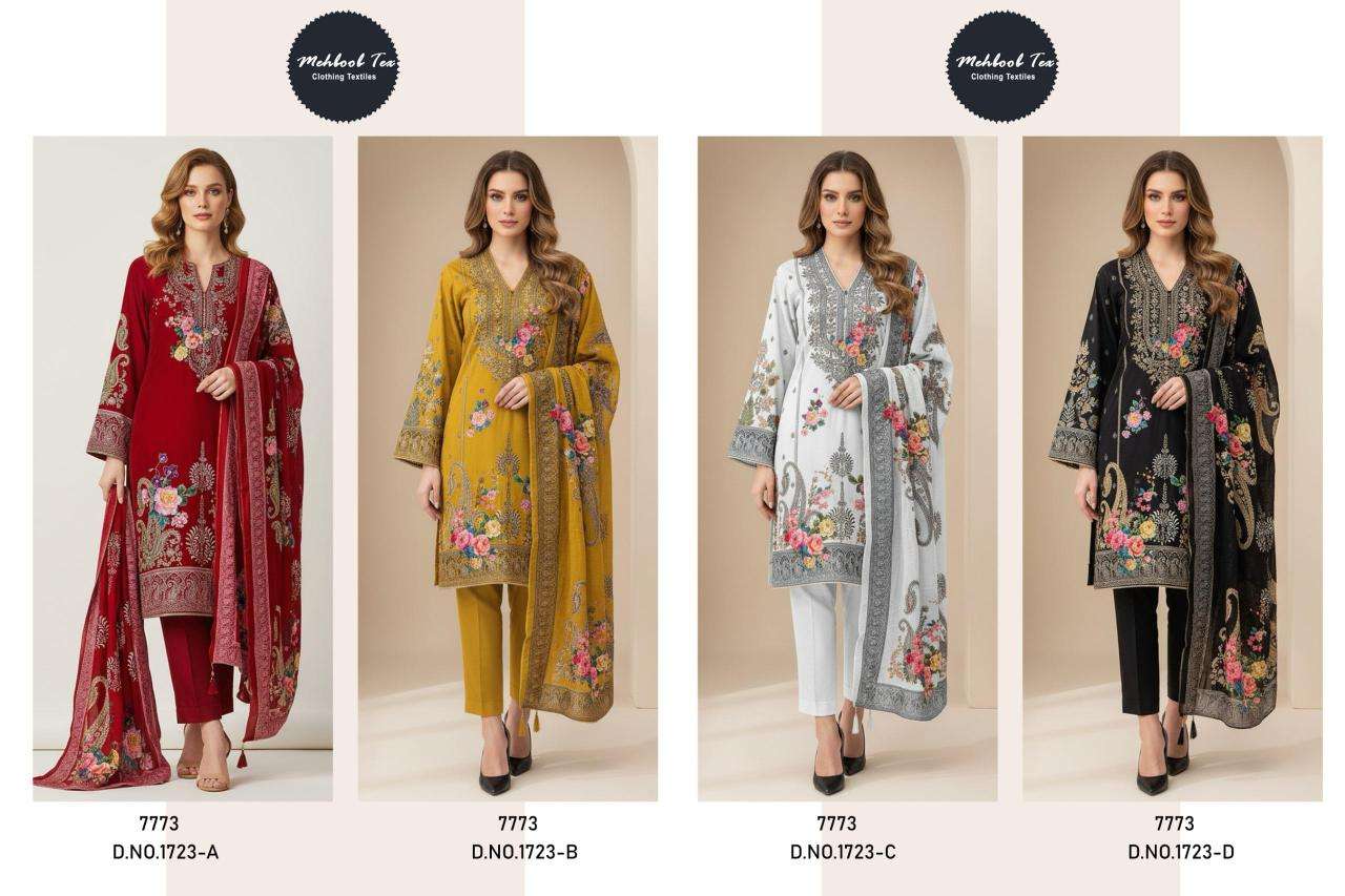 Mehbbob tex 1723 ABCD Low cost salwar kameez in Kolkata