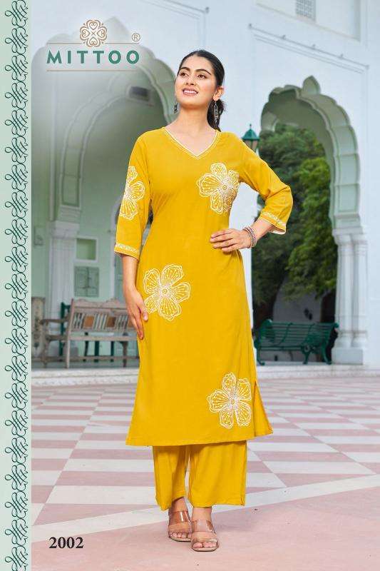 Mittoo ramyaa coord set best wholesale kurti market in surat