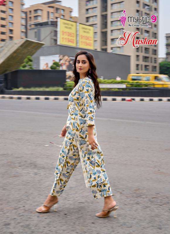 Mystic9 muskan vol 1 coord set Designer Kurti dealer in Ahmedabad