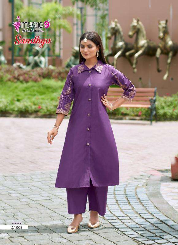 Mystic9 sandhya vol 1 coord set Surat Kurti Wholesalers