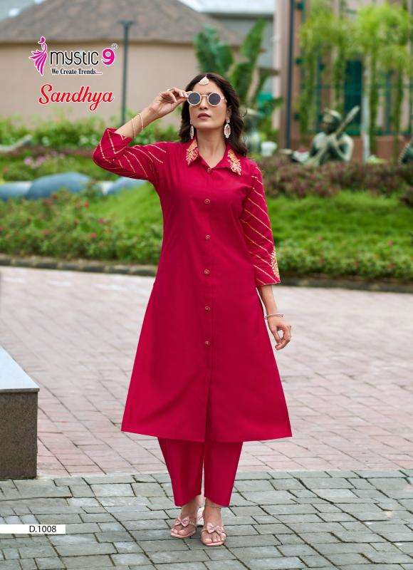 Mystic9 sandhya vol 1 coord set Surat Kurti Wholesalers
