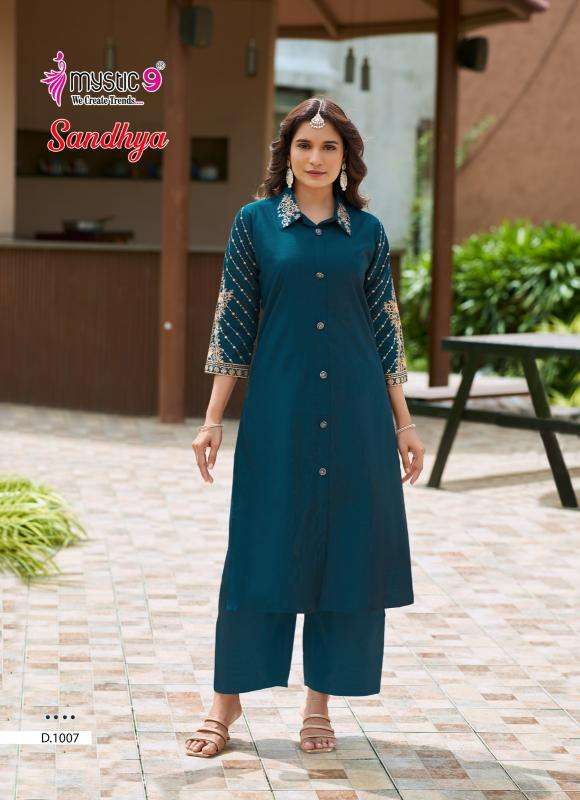 Mystic9 sandhya vol 1 coord set Surat Kurti Wholesalers