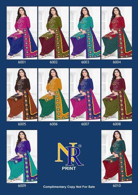 Nr exclusive bandhani vol- 6 Wholesale dress materials Mumbai