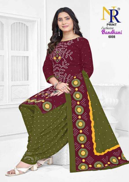 Nr exclusive bandhani vol- 6 Wholesale dress materials Mumbai