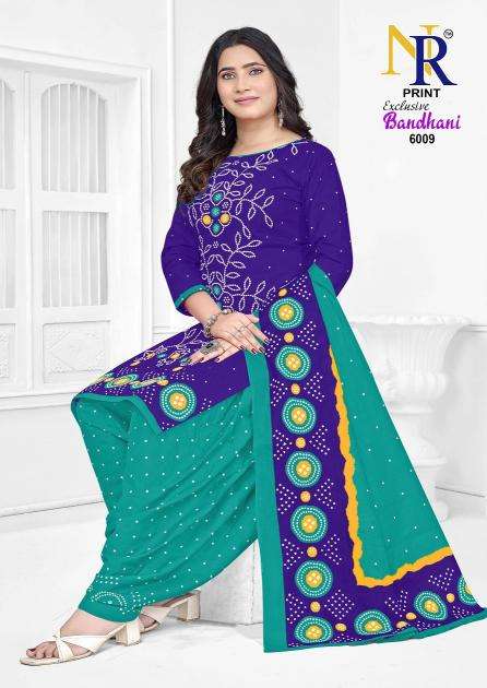 Nr exclusive bandhani vol- 6 Wholesale dress materials Mumbai