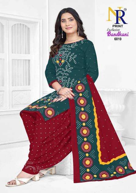 Nr exclusive bandhani vol- 6 Wholesale dress materials Mumbai