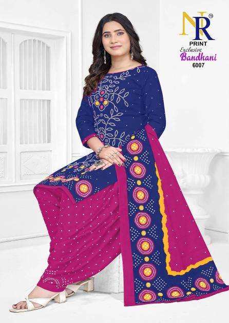 Nr exclusive bandhani vol- 6 Wholesale dress materials Mumbai