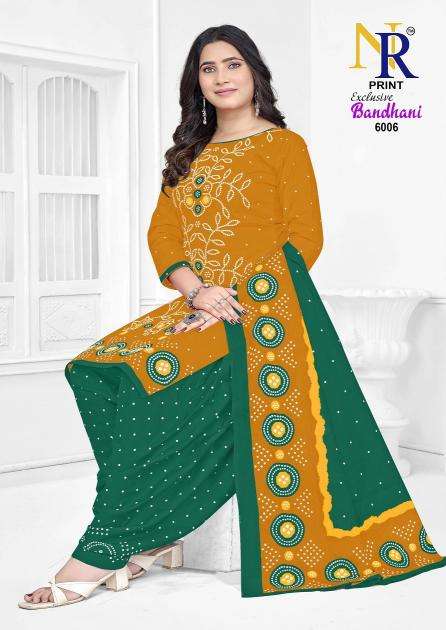 Nr exclusive bandhani vol- 6 Wholesale dress materials Mumbai