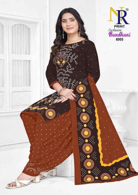 Nr exclusive bandhani vol- 6 Wholesale dress materials Mumbai
