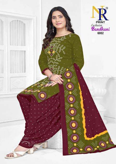 Nr exclusive bandhani vol- 6 Wholesale dress materials Mumbai