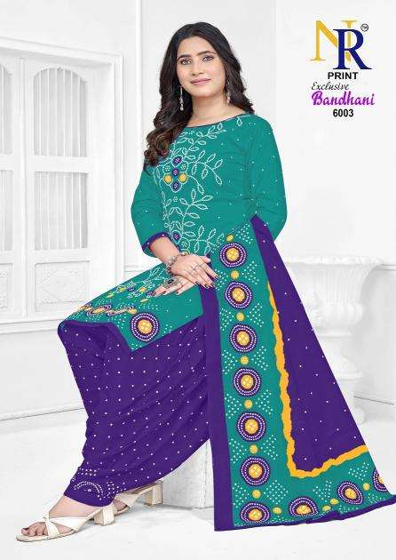 Nr exclusive bandhani vol- 6 Wholesale dress materials Mumbai