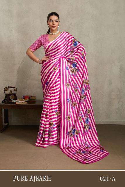 Rajtex pure ajrakh 21 Wholesale Saree Supplier