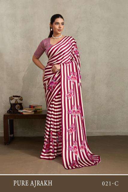 Rajtex pure ajrakh 21 Wholesale Saree Supplier