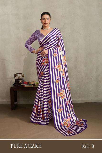 Rajtex pure ajrakh 21 Wholesale Saree Supplier