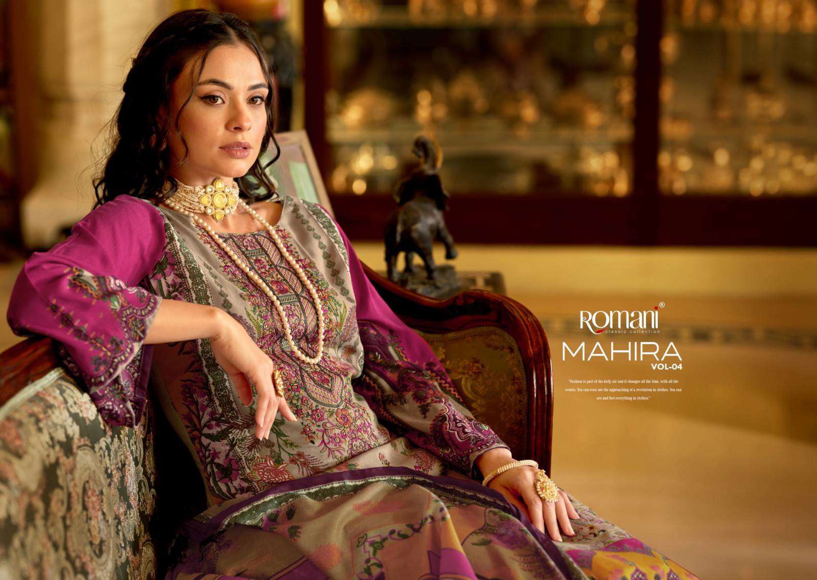 Romani Mahira Vol 4 Dress materials wholesale market in Delhi