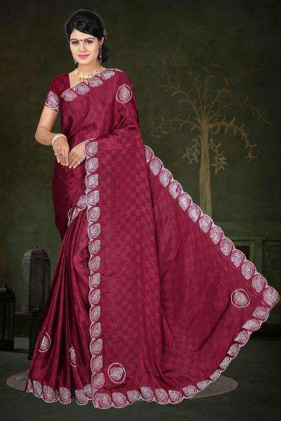 Ronisha d.no 46 chinon Wholesale Saree manufacturer in Mumbai