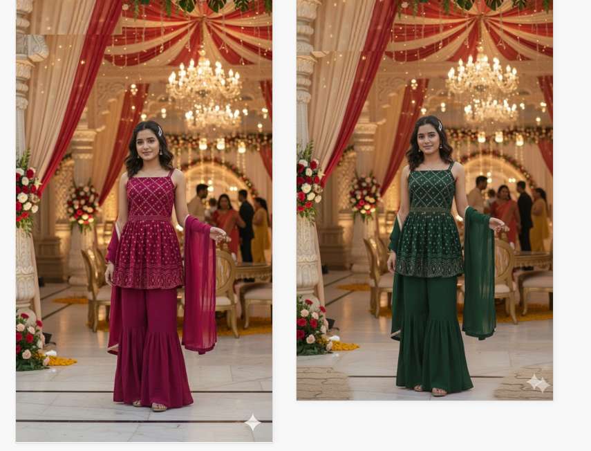 Saiyaara Sharara Set 9547 Ladies Salwar Kameez dealers