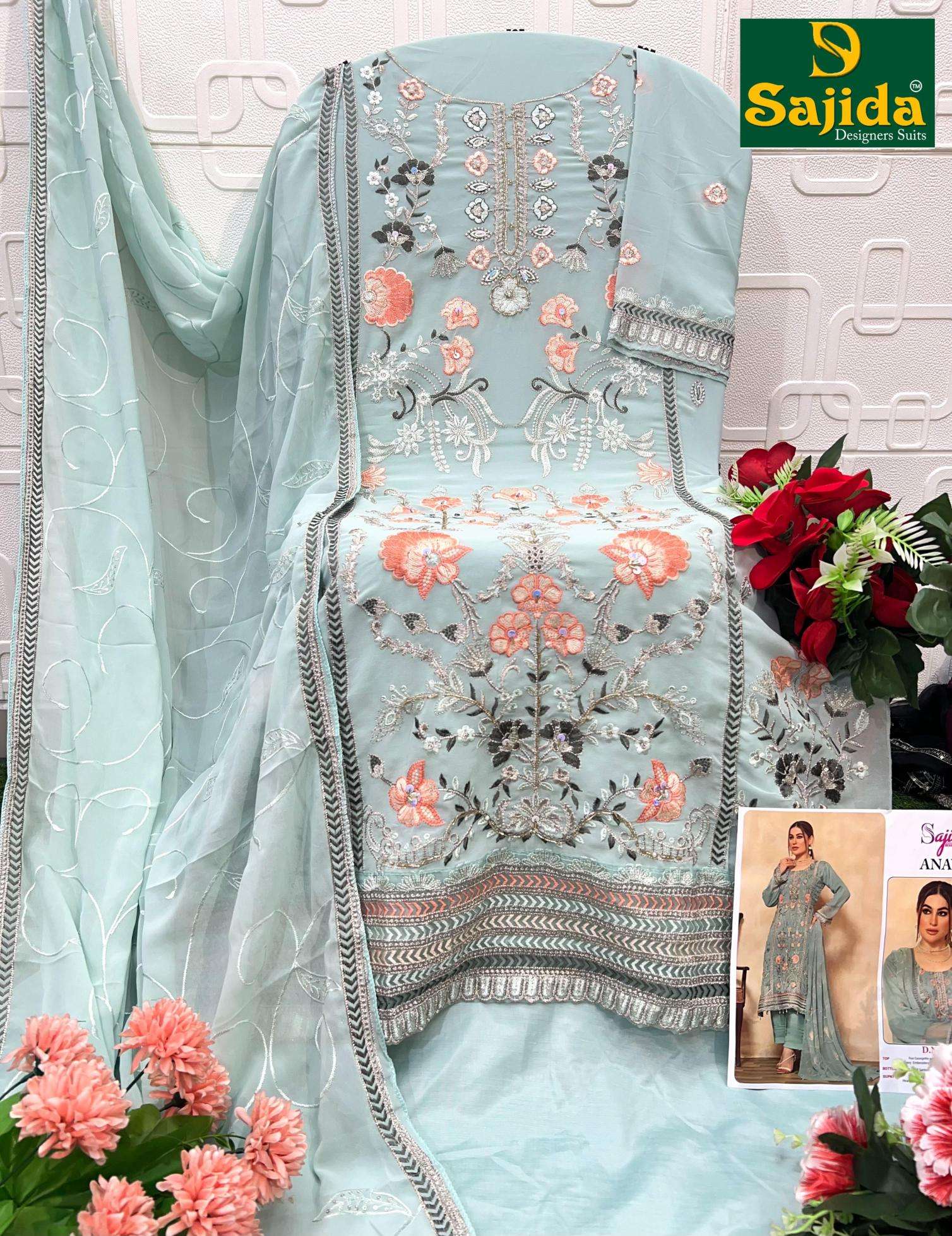 Sajida anaya vol 5 Wholesale Salwar Suits in Kolkata