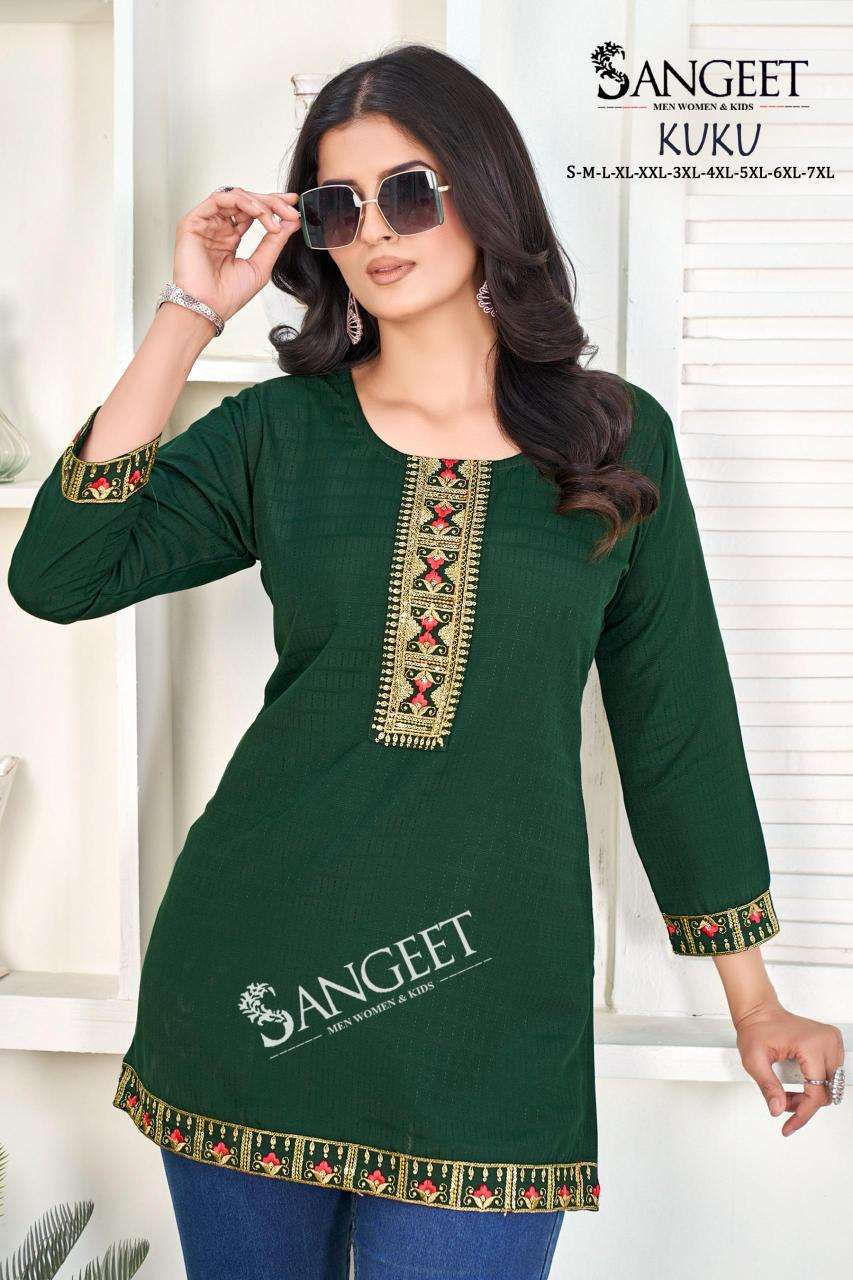 Sangeet kuku short tops Kurti stockist in Pune