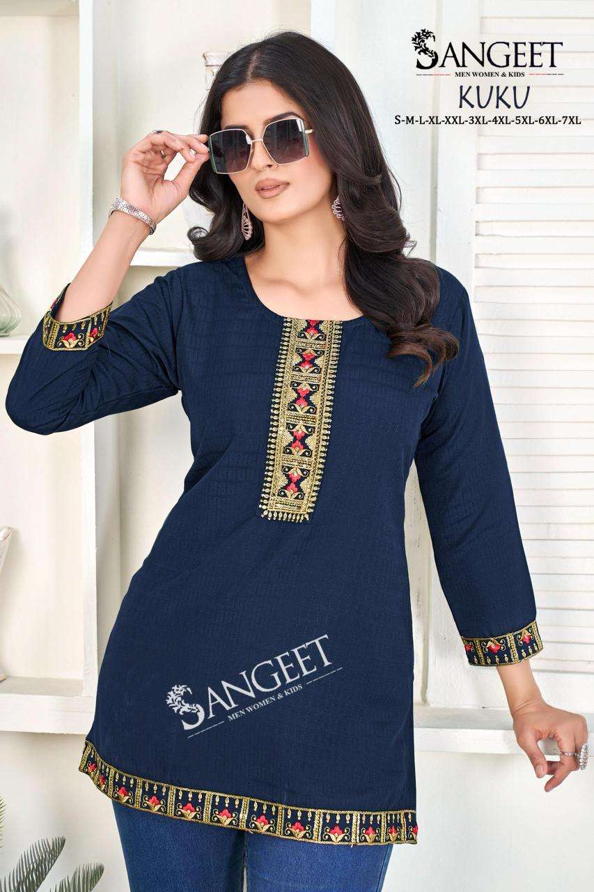 Sangeet kuku short tops Kurti stockist in Pune