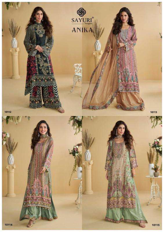 Sayuri anika 10112 pakistani suits distributors in Kolkata