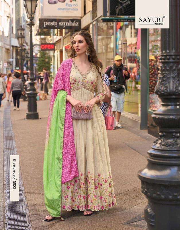 Sayuri noorjaha designer gown with dupatta Kurti distributor in Hyderabad