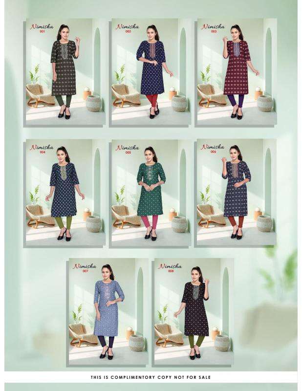 Shorya beauty nimisha vol 0.2 Kurti exporters in Kolkata