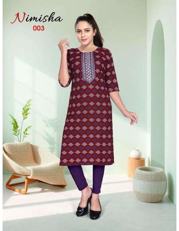 Shorya beauty nimisha vol 0.2 Kurti exporters in Kolkata