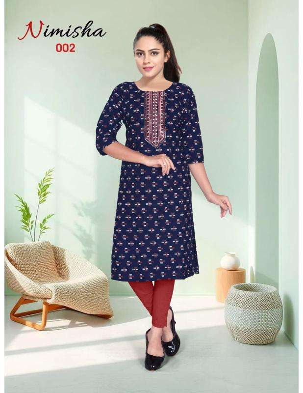 Shorya beauty nimisha vol 0.2 Kurti exporters in Kolkata