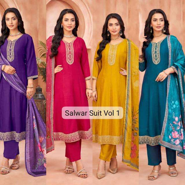 Shorya salwar suit vol 1 Surat Kurti wholesale traders