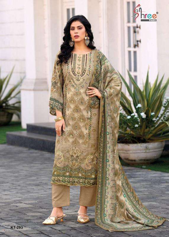 Shree fab KT-293 Surat dress material wholesale market