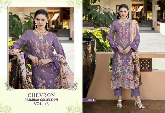 Shree fabs chevron premium collection vol 13 Wholesale dress materials suppliers in Kolkata