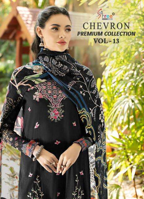 Shree fabs chevron premium collection vol 13 Wholesale dress materials suppliers in Kolkata
