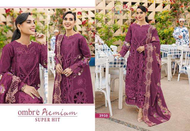 Shree fabs ombre premium super hit Pakistani suits online