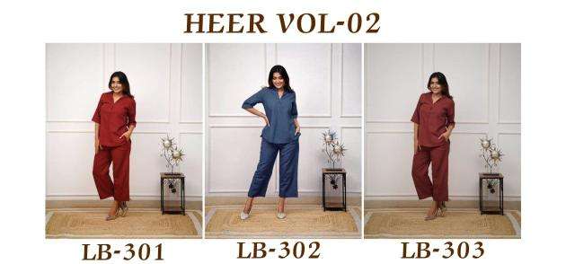 Shree salasar ladybook heer vol 2 coord set  Ladies kurti suppliers