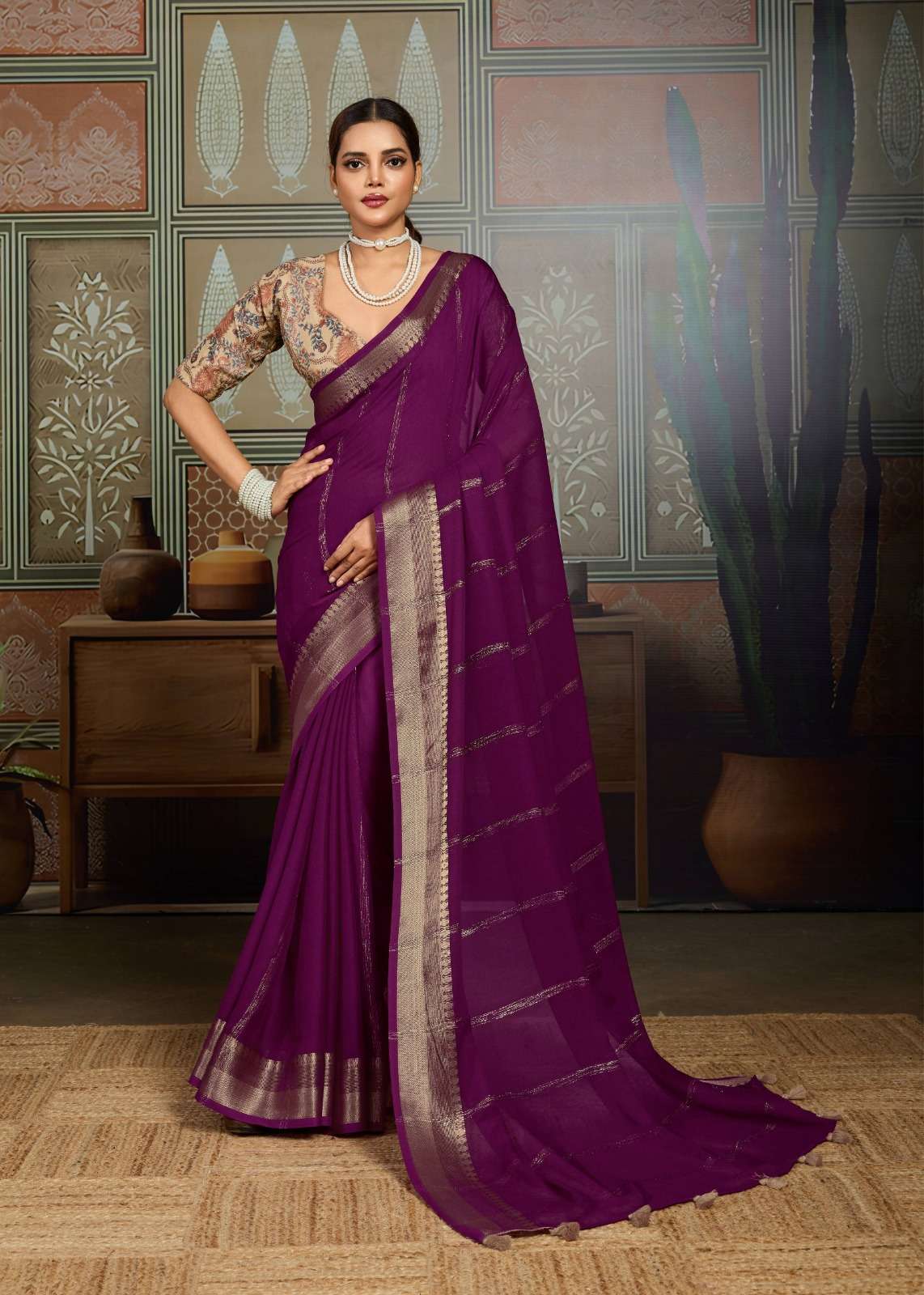 Sr Arnika Bamber Silk  Saree distributor in Mumbai
