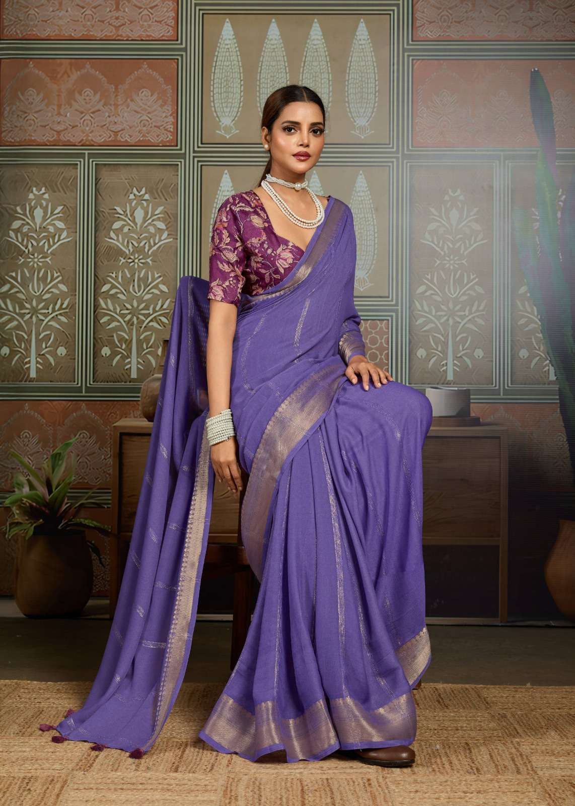 Sr Arnika Bamber Silk  Saree distributor in Mumbai